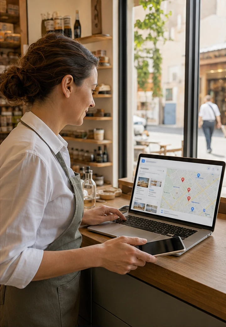 Comercio local actualizando presencia en mapas